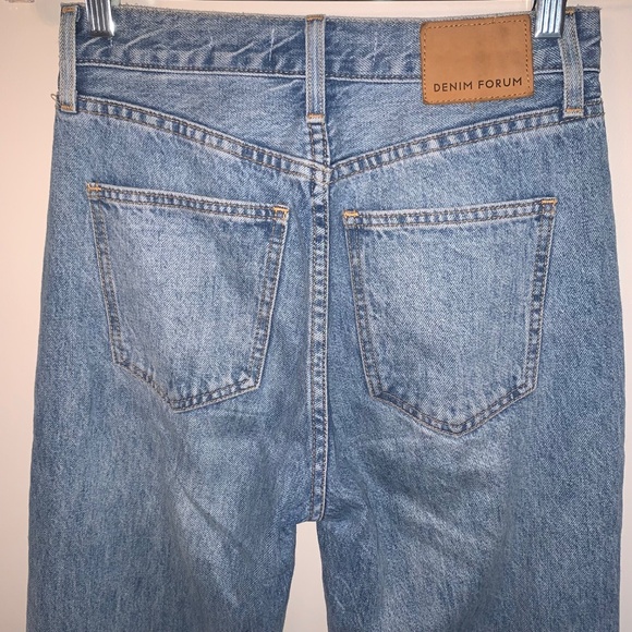 Denim Forum The Farrah High Rise Wide Leg 28L 25 - Picture 8 of 13